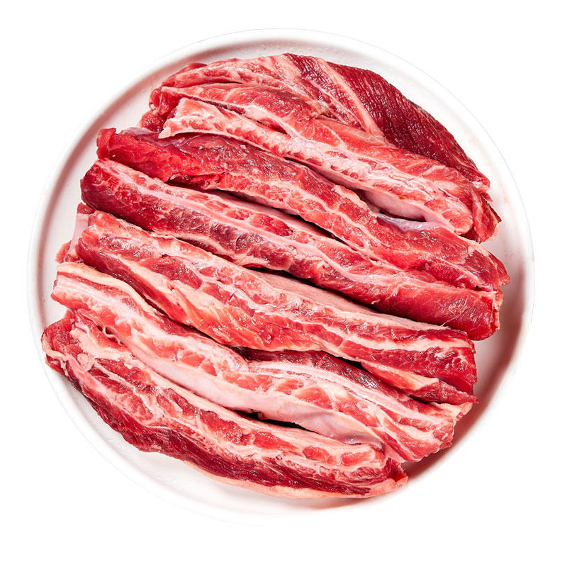 肋条4斤清真原切新鲜黄牛肉食品生鲜烤肉烧烤生牛肉