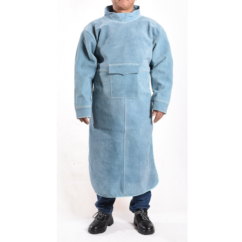 新款飞溅劳保防护qs耐高电焊工作服焊接工焊接防护服