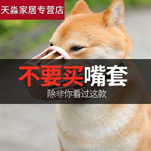 环吃犬套金美犬防边迪博小笼防犬毛牧型泰羊嘴套