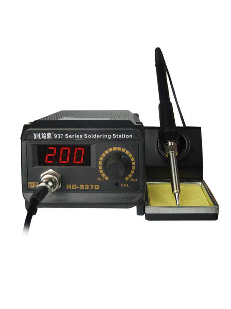 哈鼎电烙铁hd937d电焊台恒恒温可调调温家用套装焊台