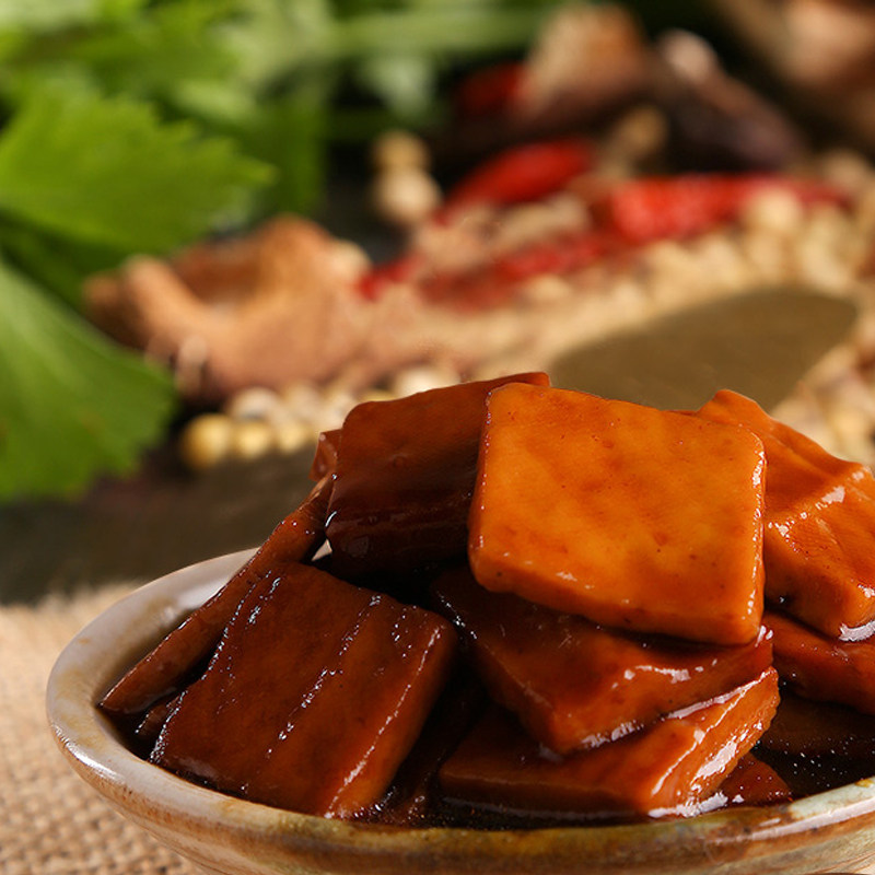 名香逗干500g五香豆干手撕素肉卷豆制品散装豆腐豆腐干