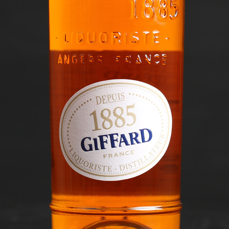 吉发发得香橙利口酒giffardorangecuracao力娇原装进口洋酒力娇酒