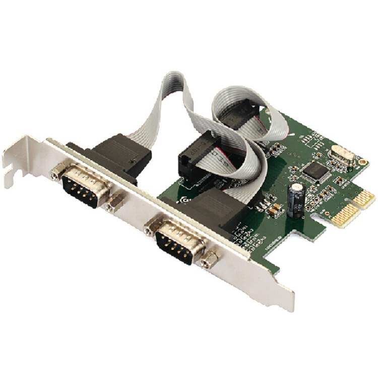 新品pcie通讯电脑主板小卡rs232扩展2个com其它电脑周边