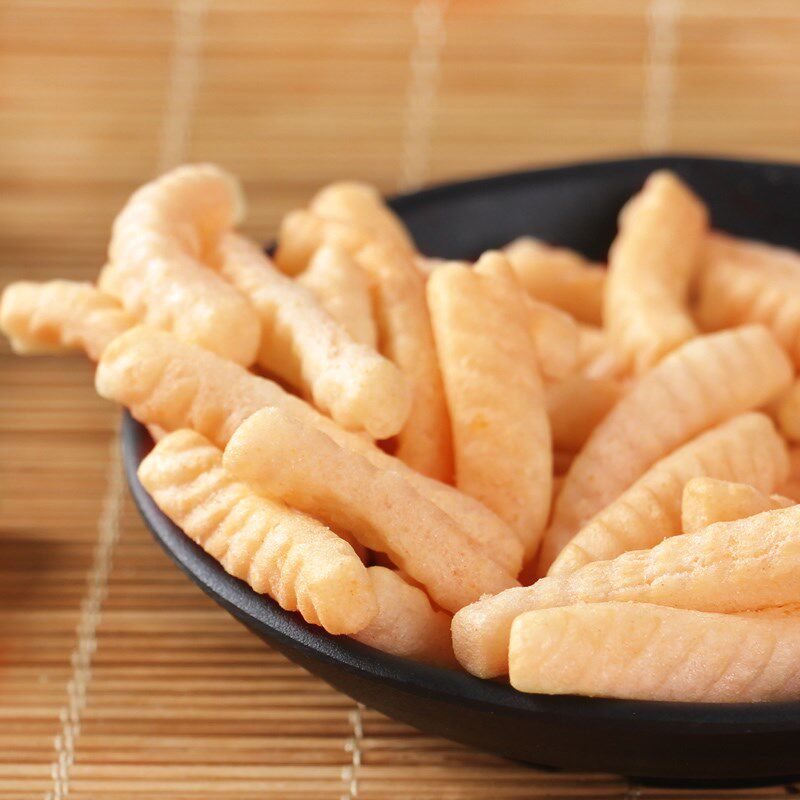 巧巧虾条176g3袋原味办公休闲膨化食品儿时经典膨化食品