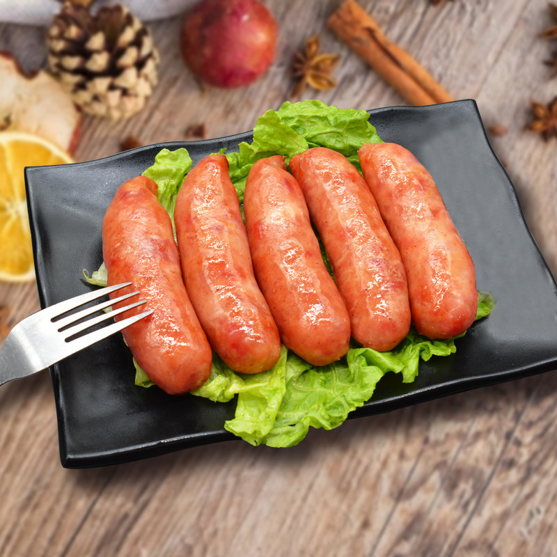 火山山石烤肠烤肉黑胡椒地道热狗台湾烧烤原味香肠