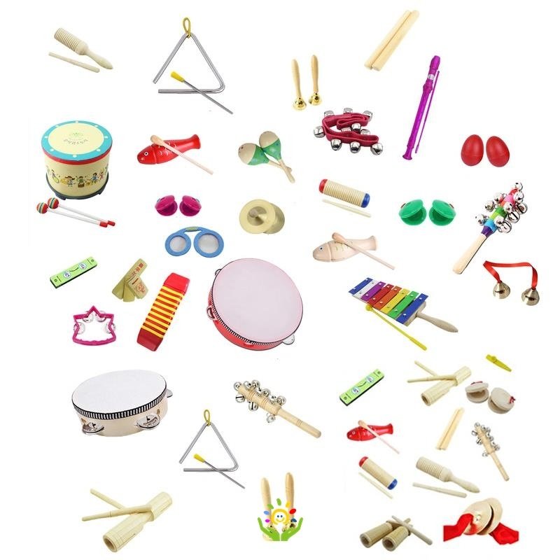 三角铁乐器响板打击击鼓手摇铃铃鼓节奏棒棒铃敲打击乐器