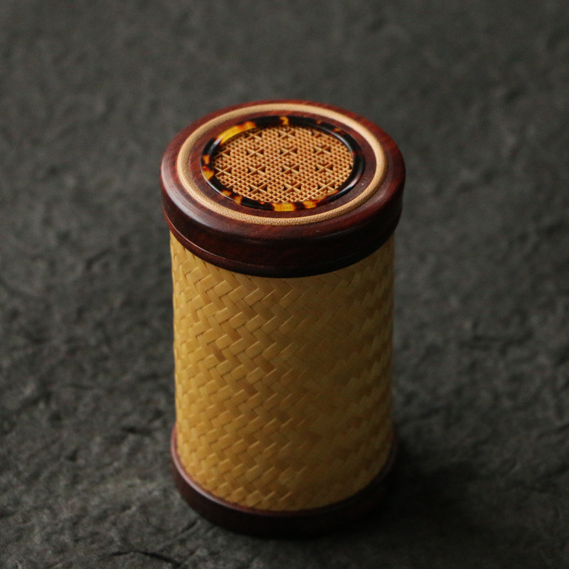 苏工精工制作竹编竹内胆榫卯竹丝蒙蝈蝈罐鸣竹编