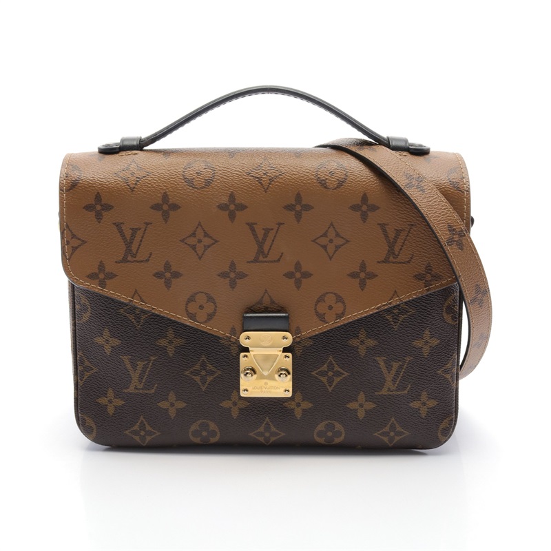 lv路易威登pochettemm中号老花手提包807310reclo中古通用款女包