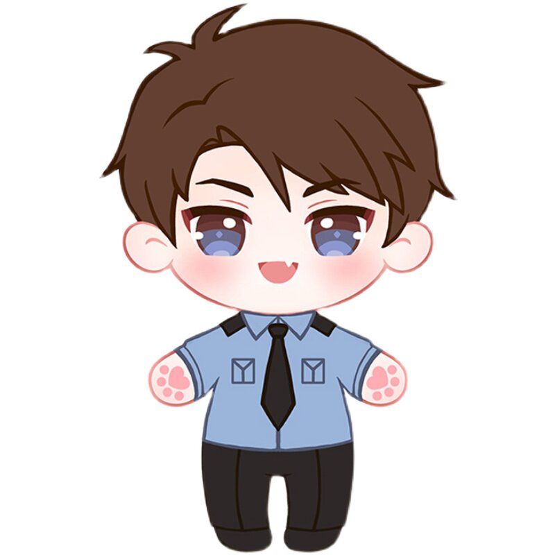 破云耽美广播剧二次元原耽周边严峫江20cm棉花娃娃动漫毛绒