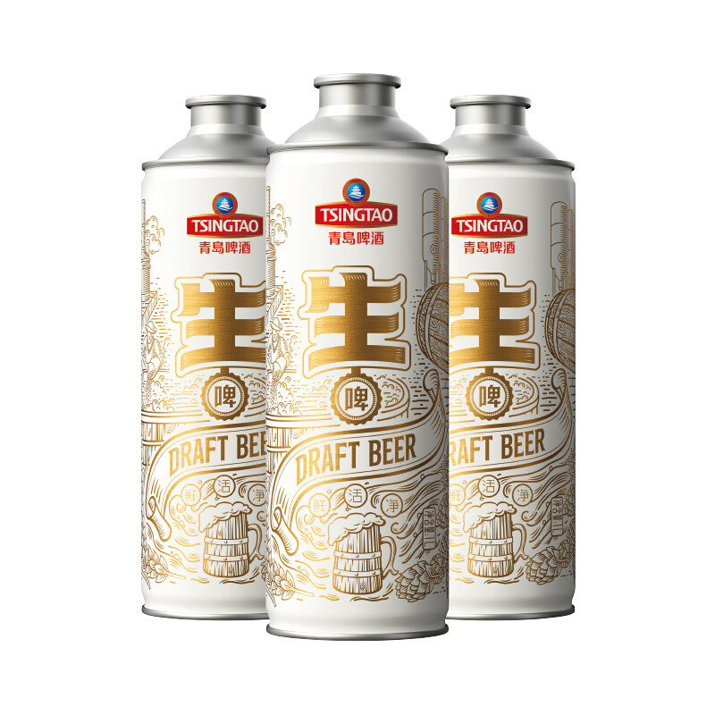 整箱青岛啤酒10度6l天生啤桶啤鲜啤酒