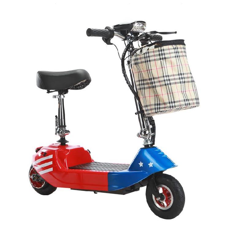 电动车电车迷你型座子续航小型车高续航四季电瓶车超轻电动滑板车