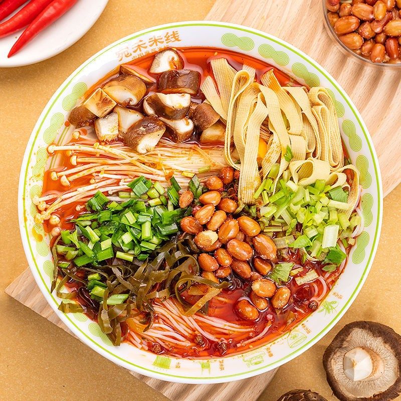 米线宛禾招牌河南南阳麻酱袋装方便速食夜宵方便粉丝