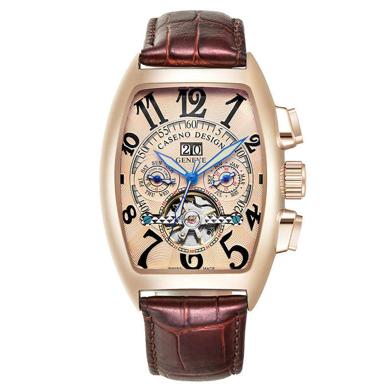 caseno外贸酒桶型陀飞轮a577款手表 - 淘乐搜