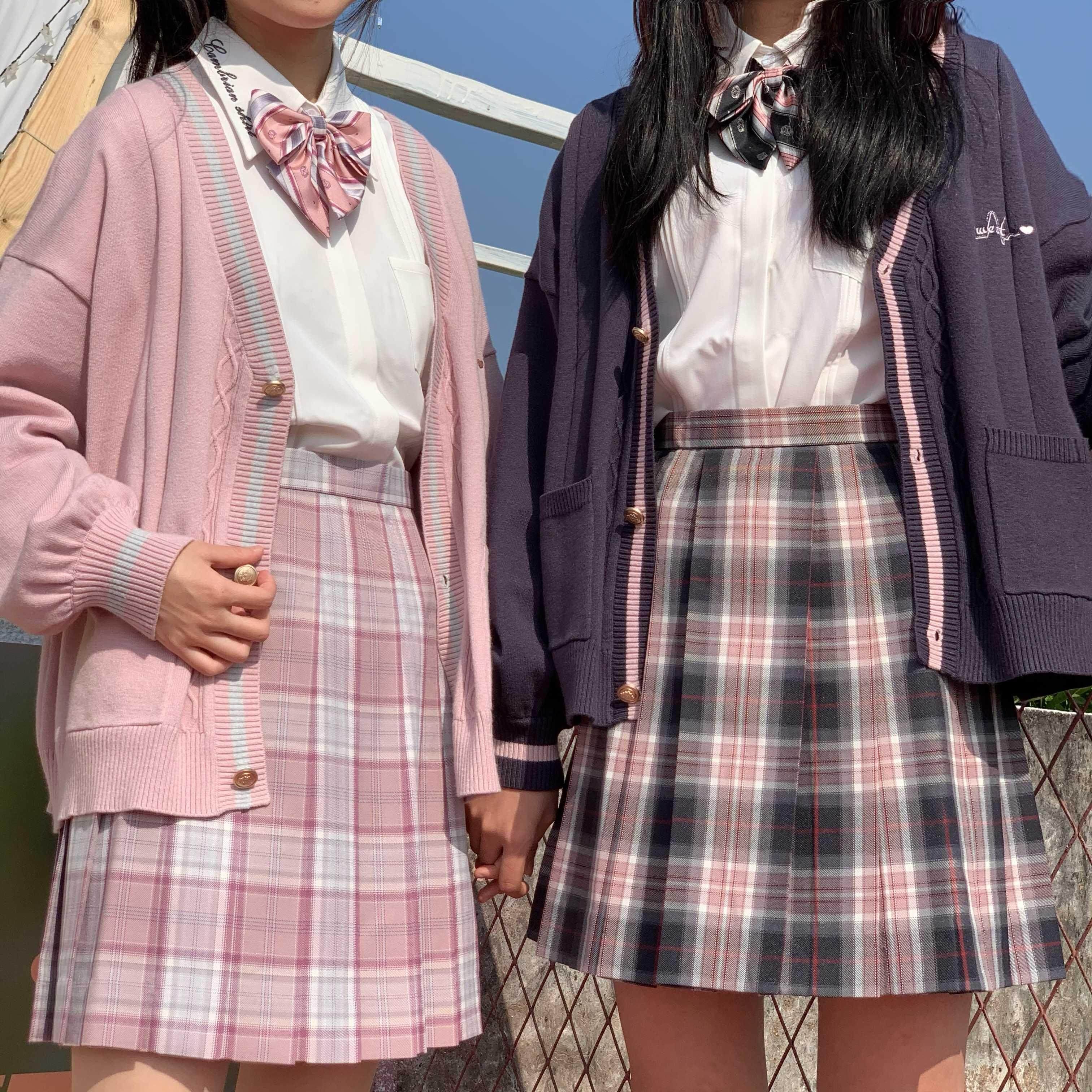 流浪行星研究所全款原创甜莓黑桃jk格裙双子cosplay女装