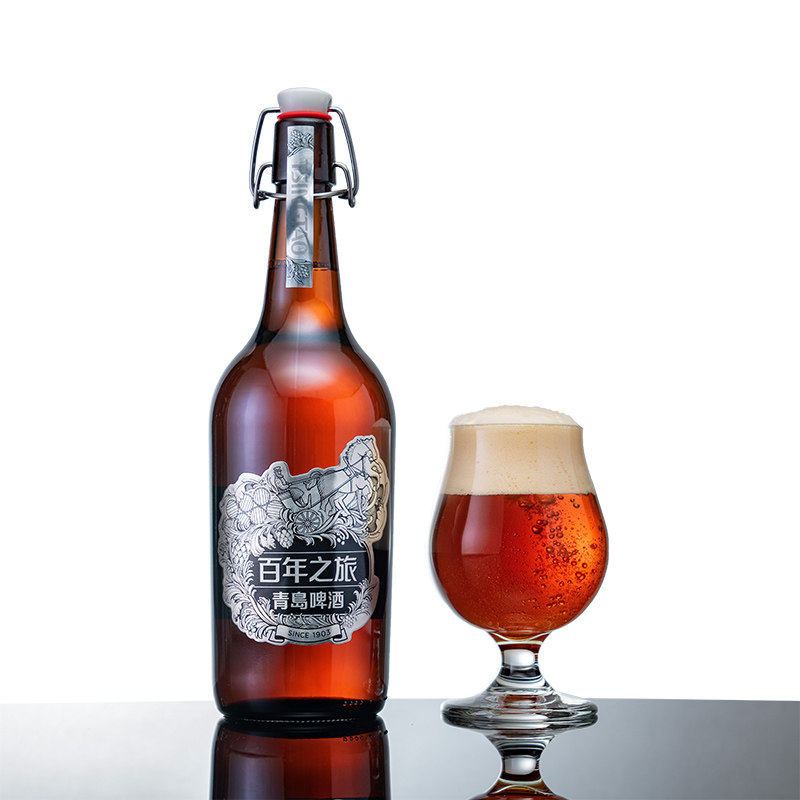珍藏版青岛啤酒百年之旅大师限定15度1瓶礼盒盒装啤酒