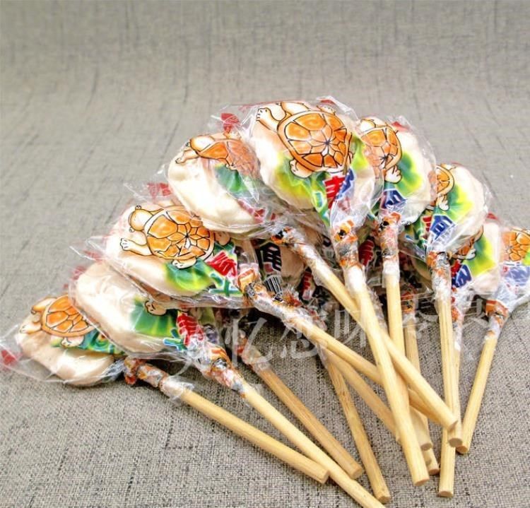 乌龟棒棒糖50个儿时童年老式硬糖小时候8090怀旧糖果