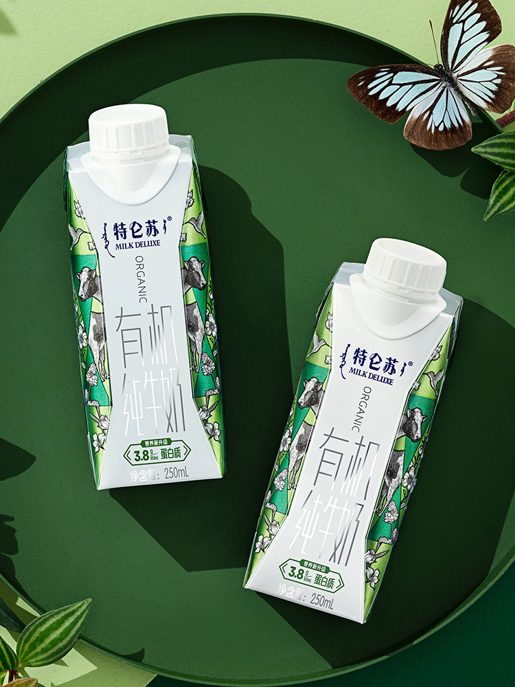 250ml盖包梦幻整箱10盒有机纯牛奶月产苏有机特仑纯牛奶