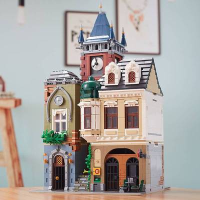 迪士尼成人乐高积木建筑街景城市别墅房子高难度拼装模型建构