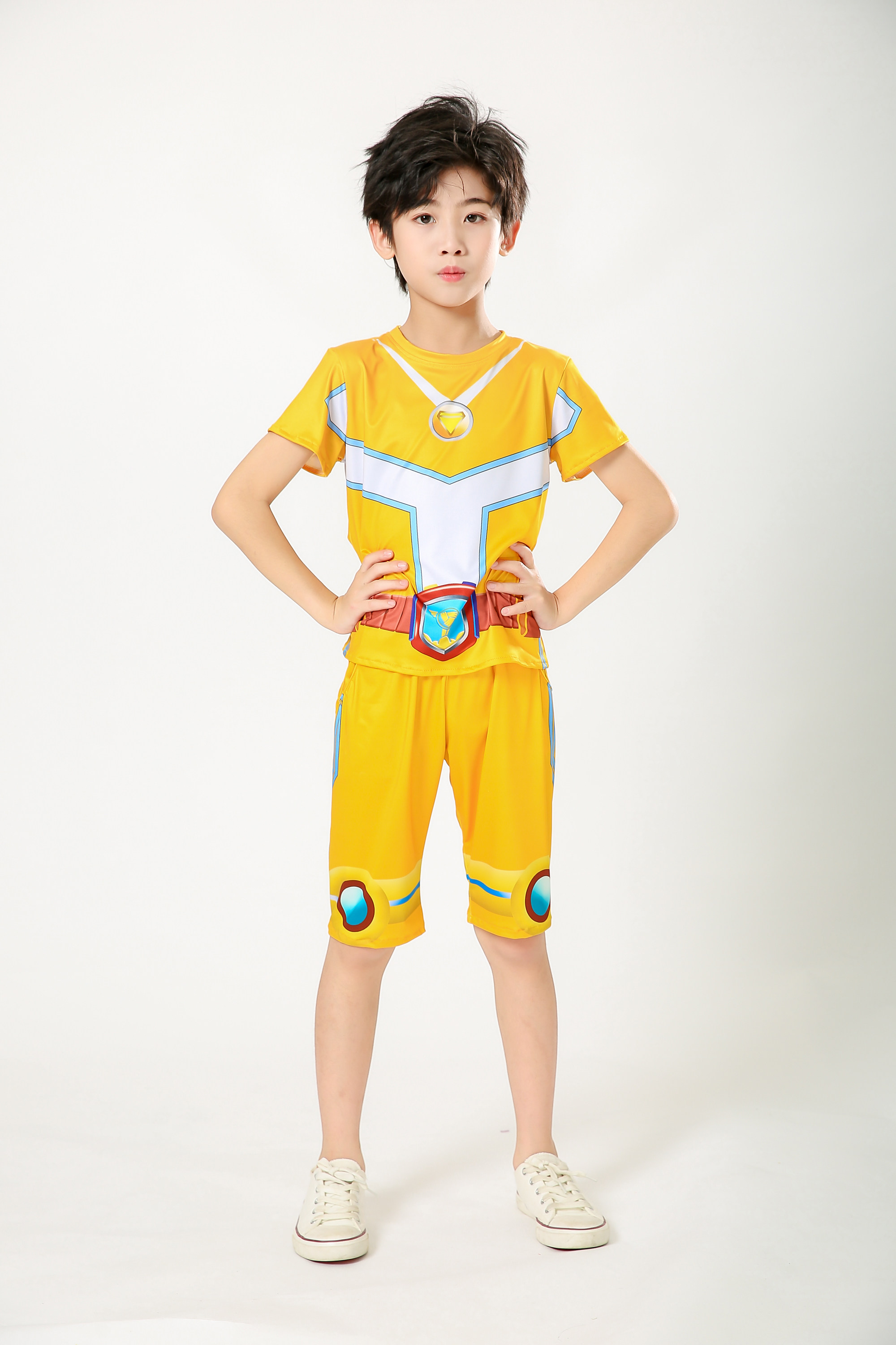 风暴闪电彩虹宇宙护卫队衣服铠甲勇士服装儿童卡通服饰