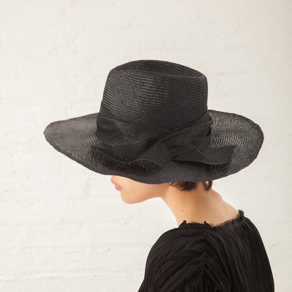 亦央买手reinhardplank意大利手工羊毛毛帽女士丝带帽子