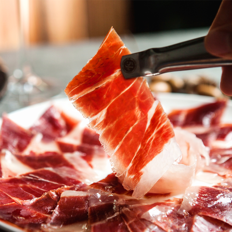 慕塞欧西班牙火腿肉绿标伊比利亚火腿切片进口火腿片即食生吃70g