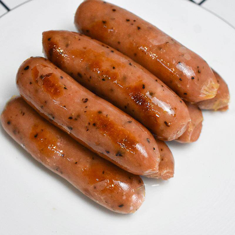 烤肠热狗火腿肠儿童家用烧烤烤火山石纯肉正宗香肠