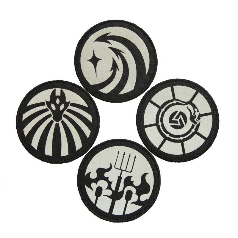 贴章scp机动特遣队mtf九尾狐右手反光标志臂章贴章