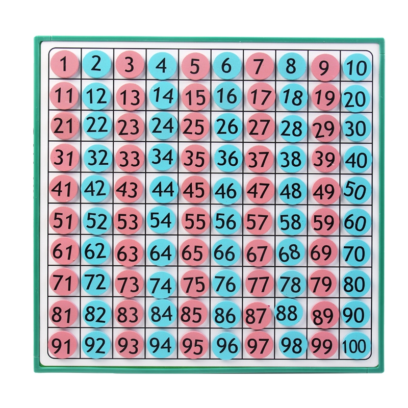 磁性百数数字启蒙教具蒙氏早教数学儿童加减法数学学习板