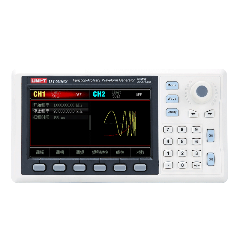 优利德utg962通道函数任意波形发生器信号源调频调幅其它仪表仪器