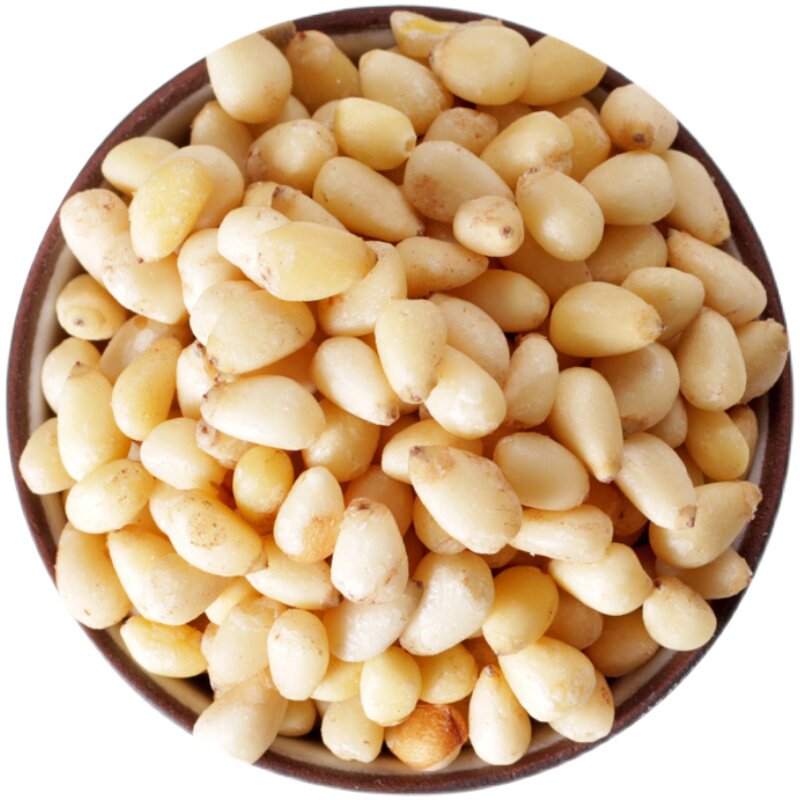 松仁东北野生松子烘焙新鲜原味去壳松籽坚果松子