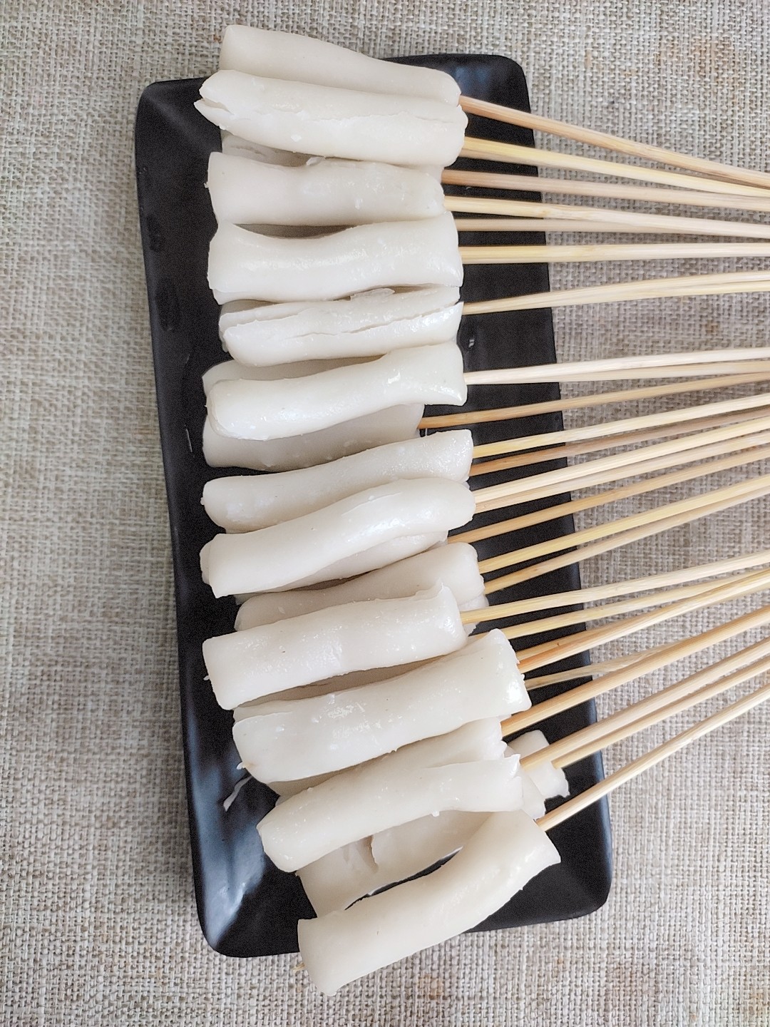 年糕小串手把条串商用冷冻100串铁板素食半成品年糕