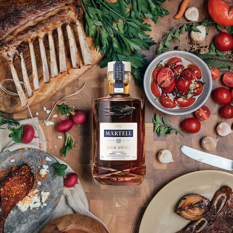 martell马爹利波本蓝淬vsop750ml干邑白兰地正品洋酒