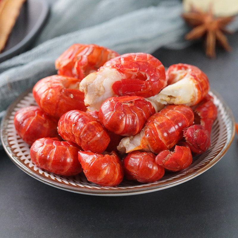 觅小鲜冰冻冷冻鲜活无冰衣小龙虾尾