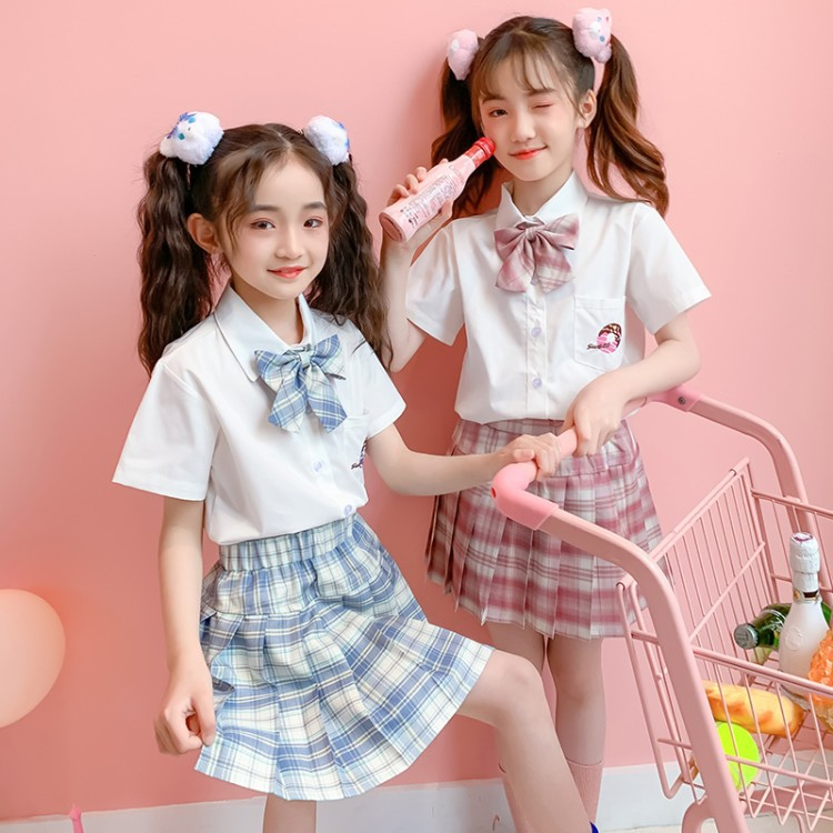 双子jk制服女童儿童小学生套装幼稚园裙子公主学生校服