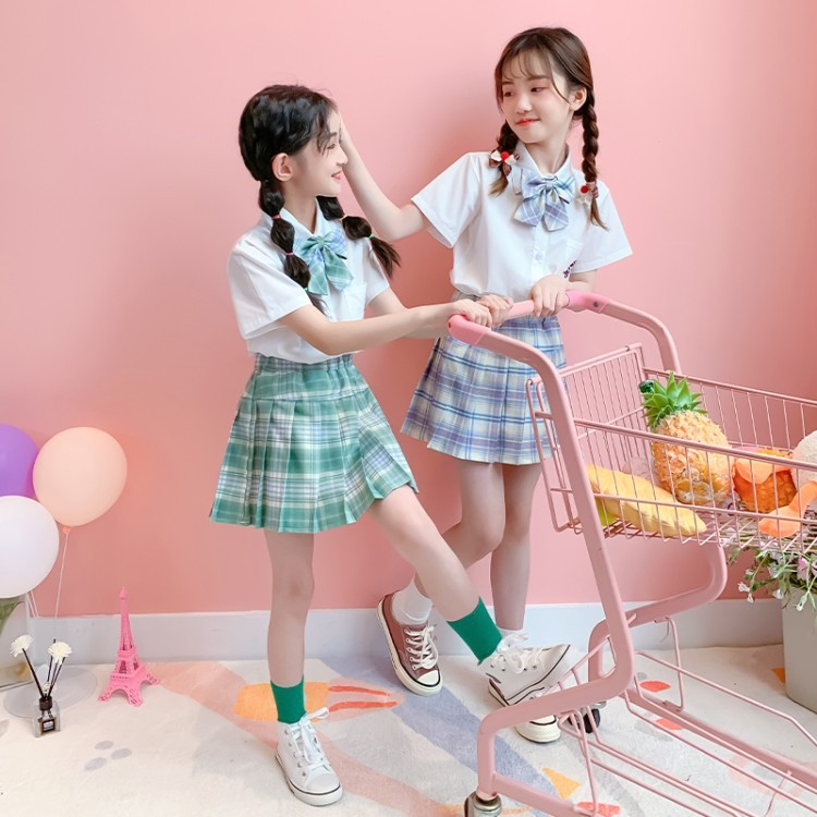 双子jk制服女童儿童小学生套装幼稚园裙子公主学生校服