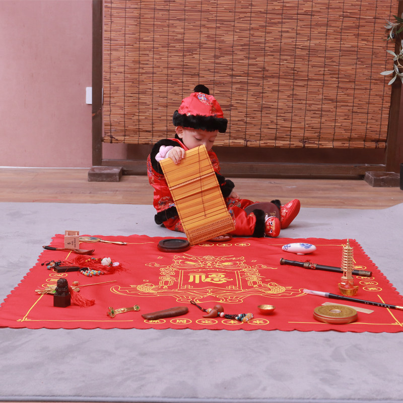 抓周用品周岁套装宝宝男孩女孩一岁其它玩具