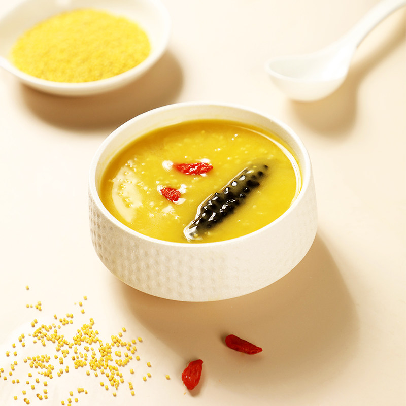 3盒装小米海参粥辽参营养早餐