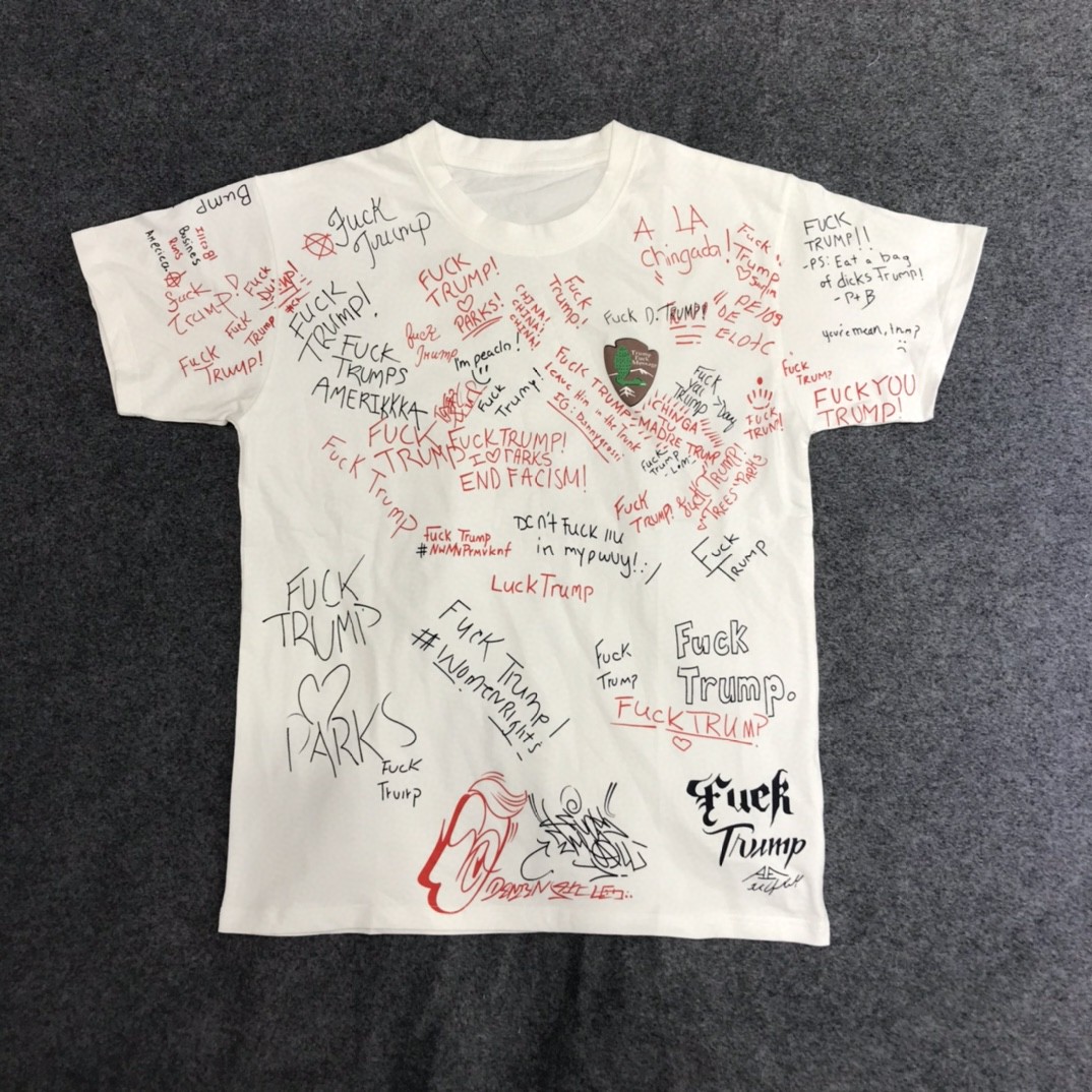 Rolling Loud LA Trump Message Tee 经典手绘涂鸦 男女短袖T恤潮