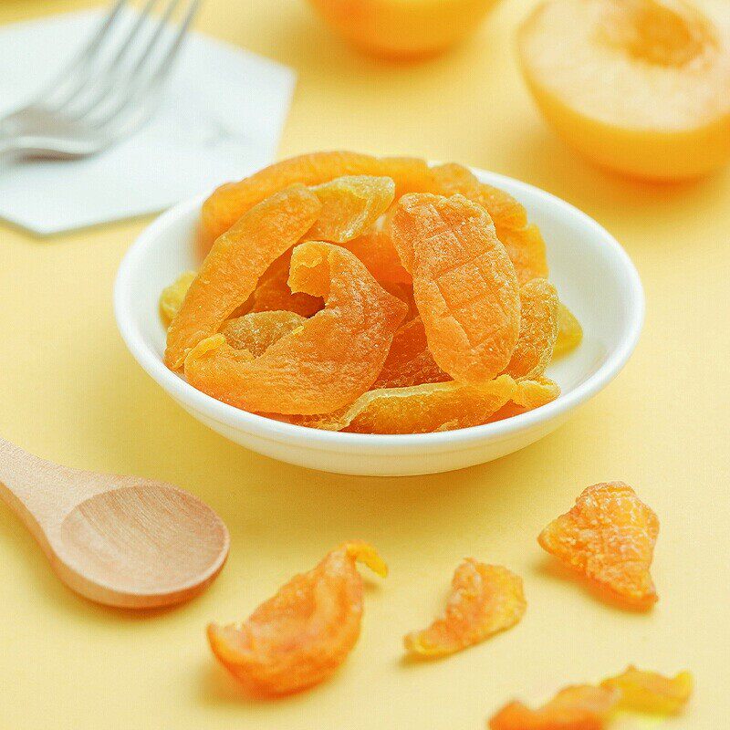 精选黄桃干500g桃子干桃肉包零食水果包装桃片桃干