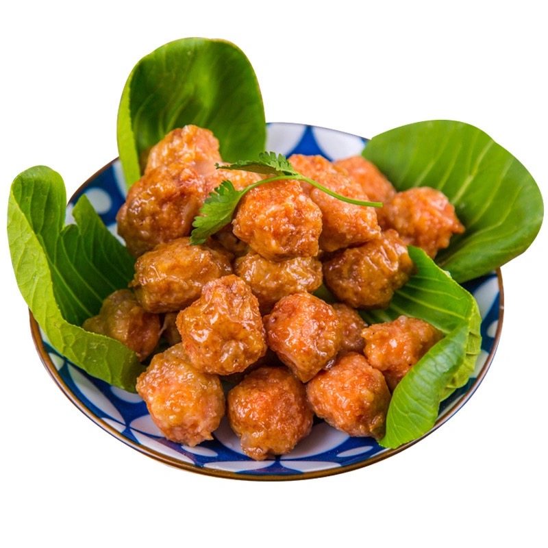 爸爸油炸肉丸糖醋丸子农家猪肉火锅食材湖北肉丸
