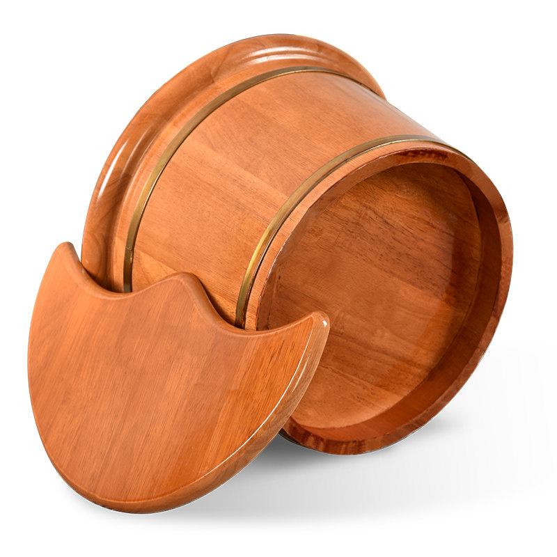 洗脚晓新橡木泡脚桶木质脚盆木盆家用实木木桶足浴盆