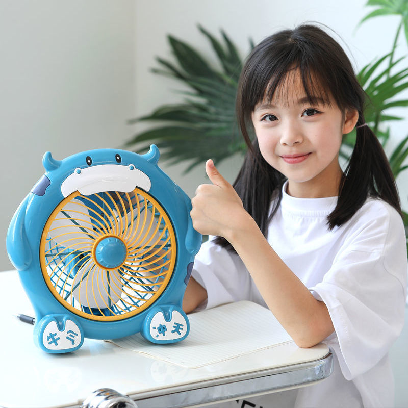 小电电风扇办公室卡通学生宿舍床上迷你小型台式大衣