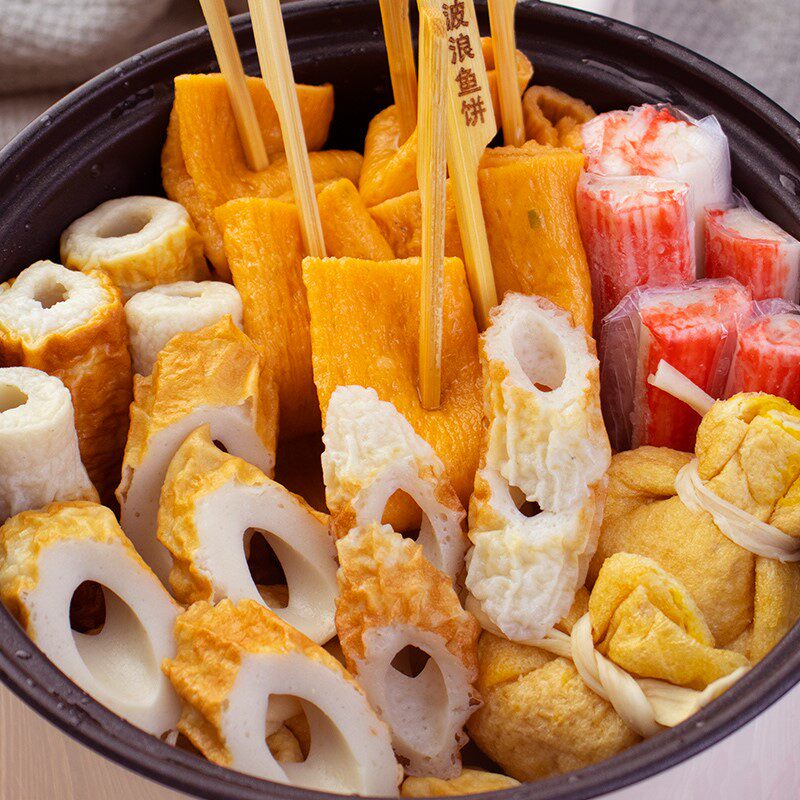 日式全烤竹轮卷600g荣成成泰正日关东煮食部队鱼糕