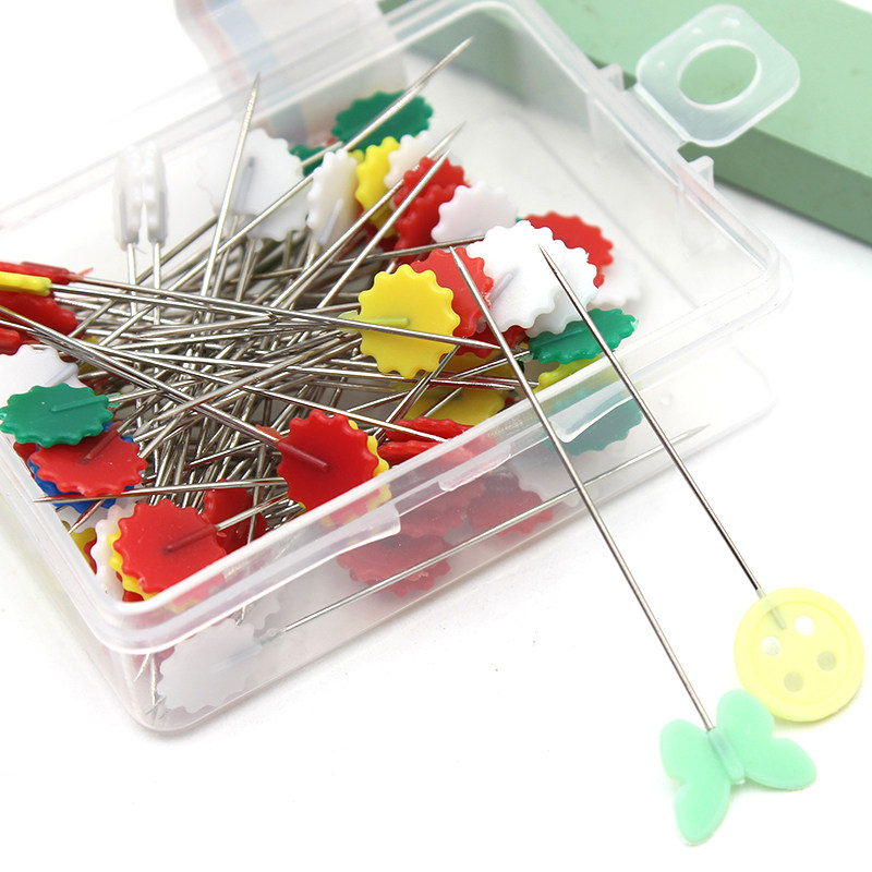 彩色大小小号长短大头针珍珠服装立裁定型固定针