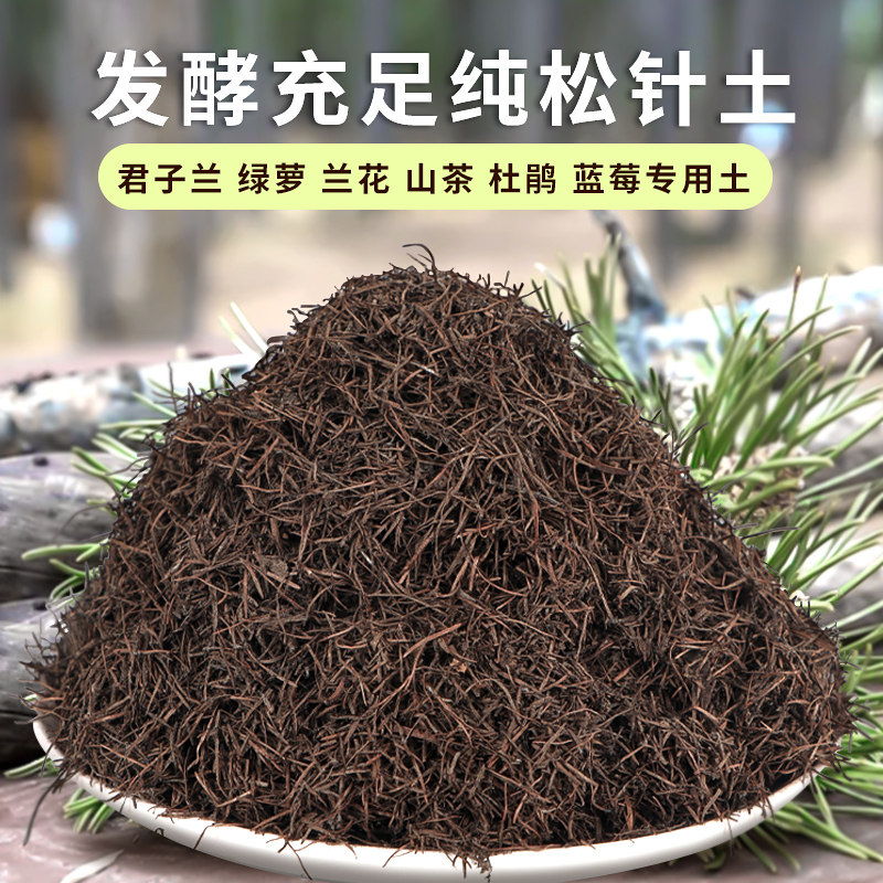腐熟松针腐殖天然有机营养养花种菜土壤透气介质