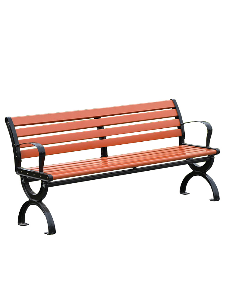 公园椅户外长椅子室外休闲庭院座椅防腐塑木公园椅