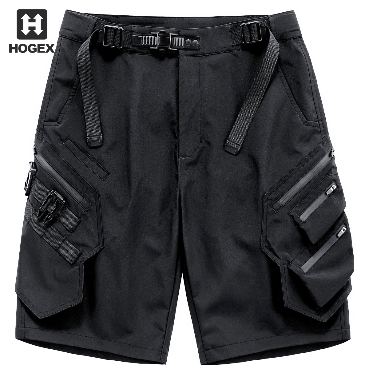 HOGEX机能短裤男夏季多口袋美式潮牌ins宽松工装五分裤运动休闲裤
