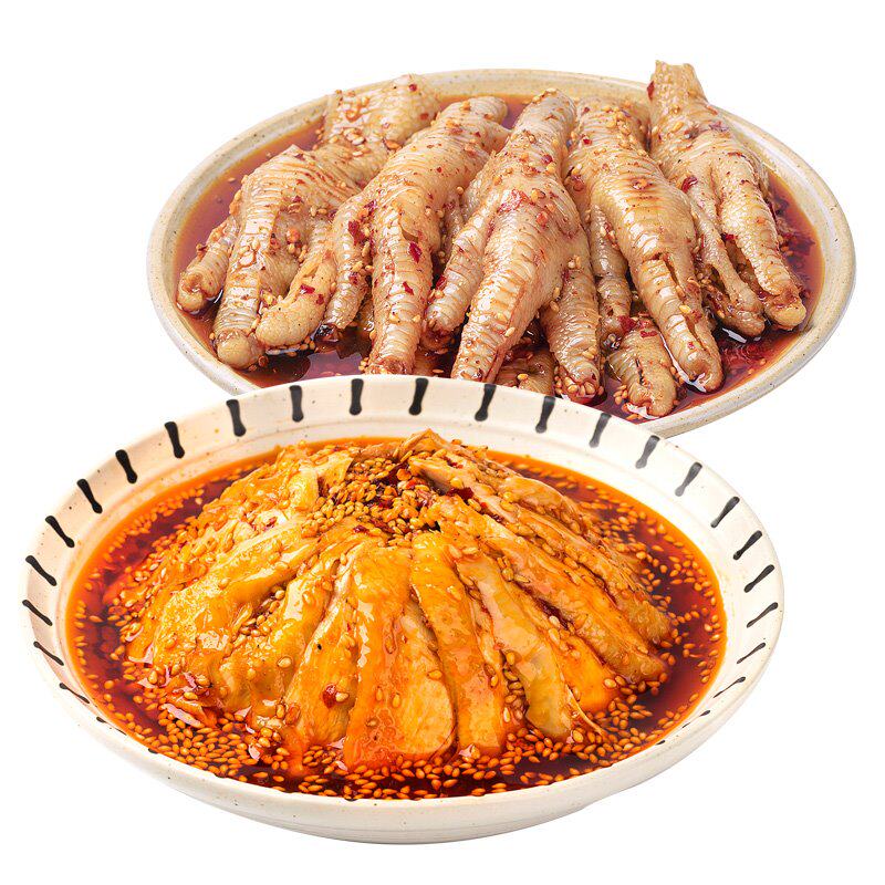 无骨椒麻鸡片380g脱骨凤爪鸡肉零食钵钵凉菜手机保护套