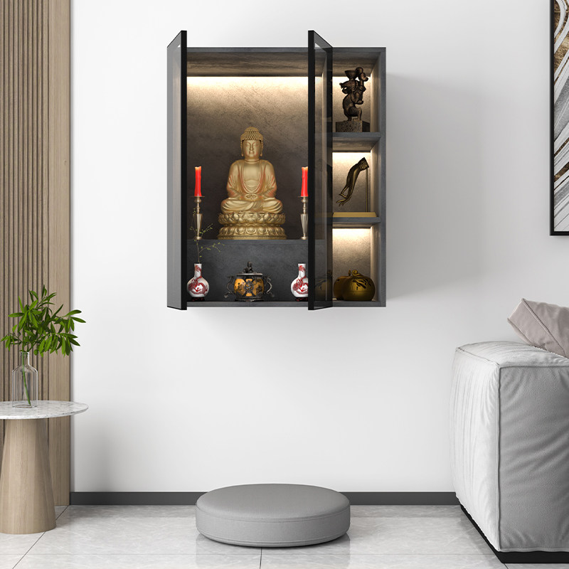 佛龛神龛壁挂家用佛像供台供桌现代风格神台佛柜
