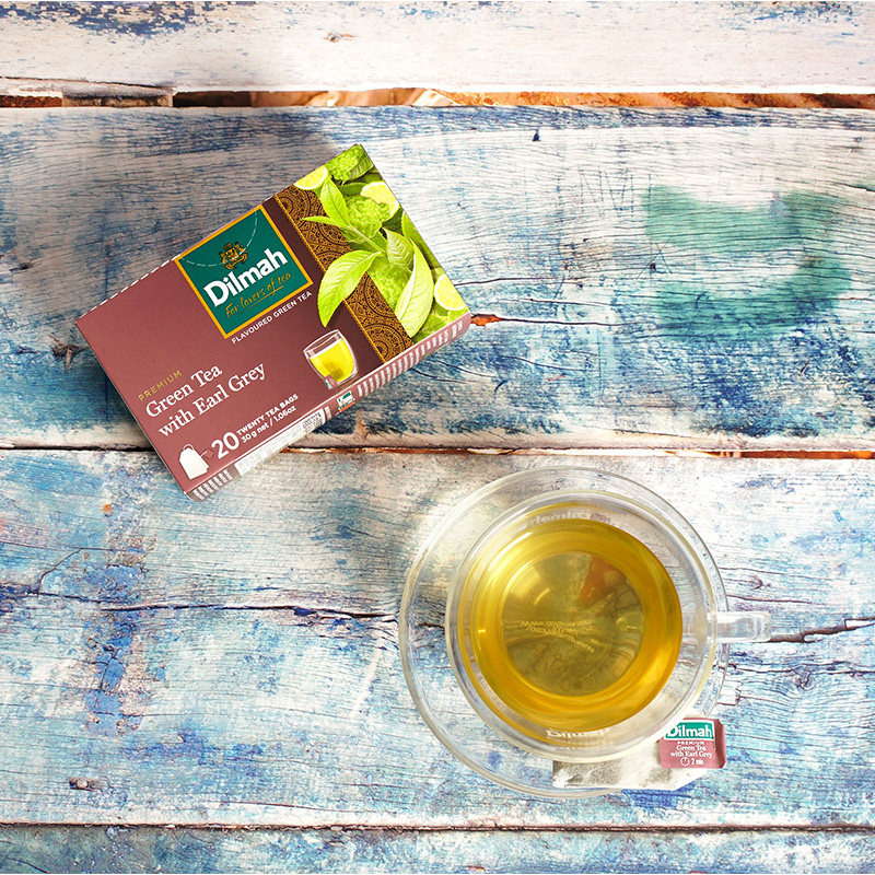 dilmah迪尔玛伯爵绿茶泡茶茶包斯里兰卡原装进口果味袋泡茶其它绿茶